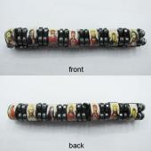 Magnetic Hematite Religious Sealed Icon Bracelet 7.8inch